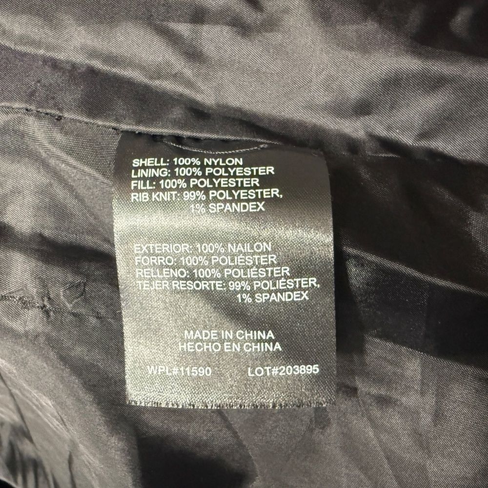 Weatherproof Black Quilted Hooded Lightweight Diamond Pattern Jacket Womens Sz S - Picture 6 of 7